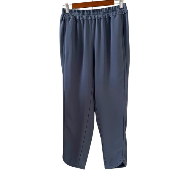 J Crew Reese Woven Crepe Jogger Pants In Gray Size 4 - Picture 1 of 12